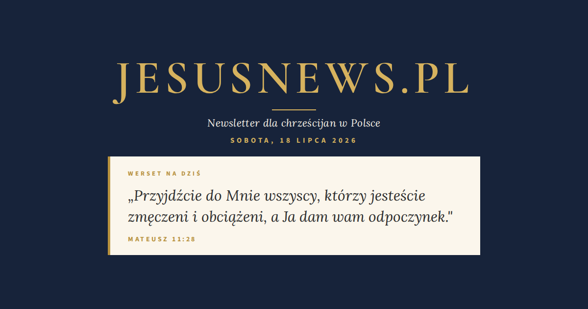 Słowo na dziś — Sobota, 18 lipca 2026