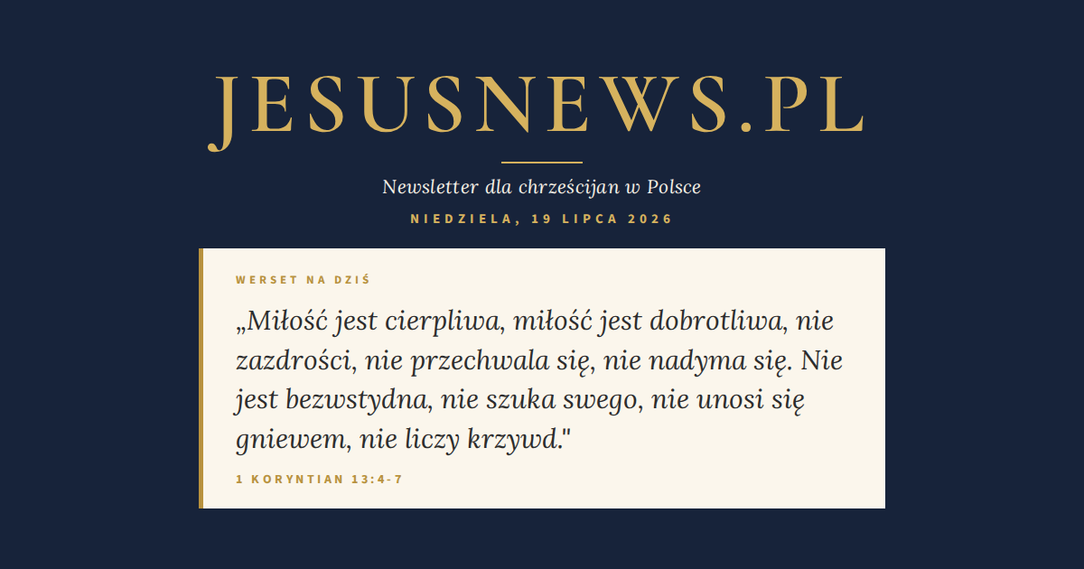 Słowo na dziś — Niedziela, 19 lipca 2026