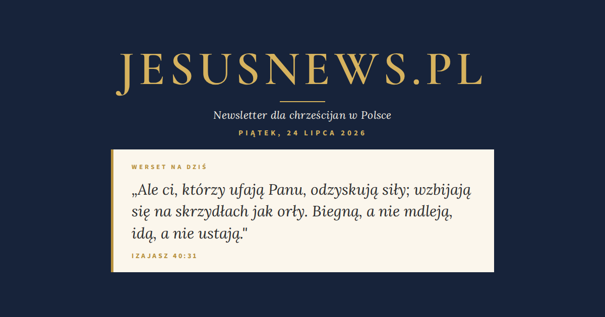 Słowo na dziś — Piątek, 24 lipca 2026
