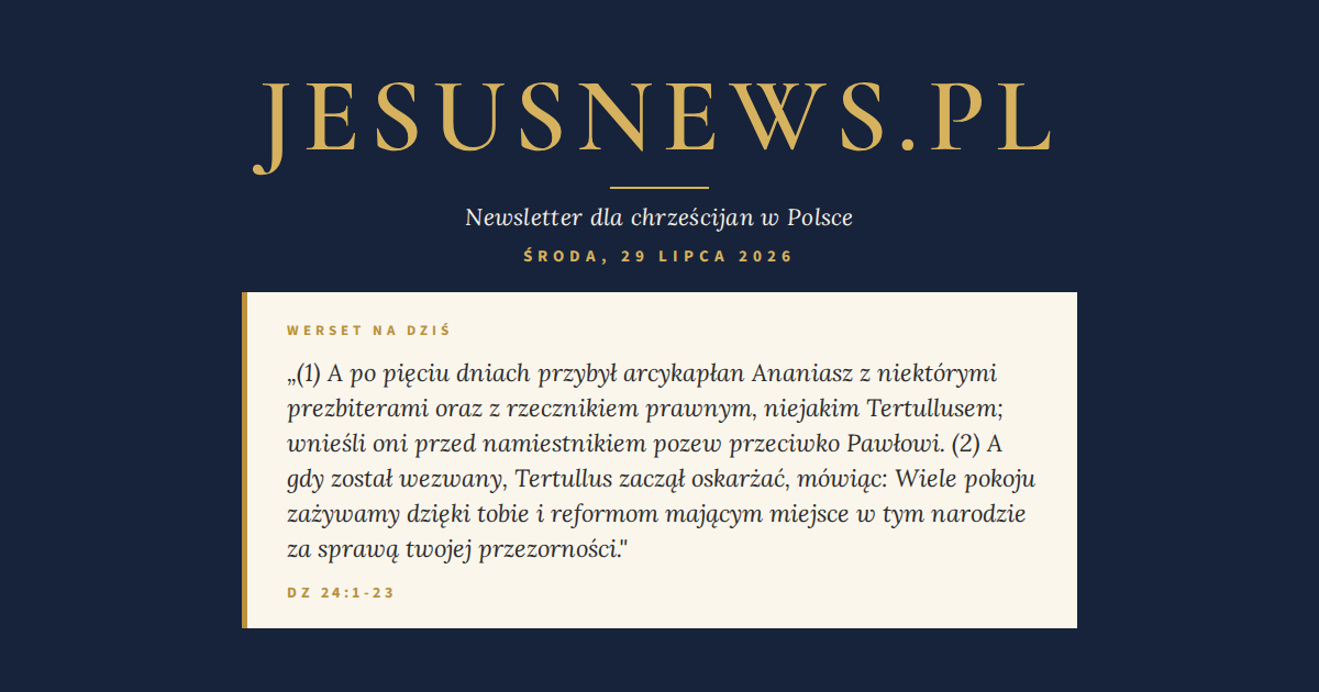Słowo na dziś — Środa, 29 lipca 2026