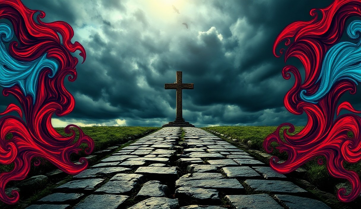 Otwarta Biblia na drewnianym stole przy świetle poranka
