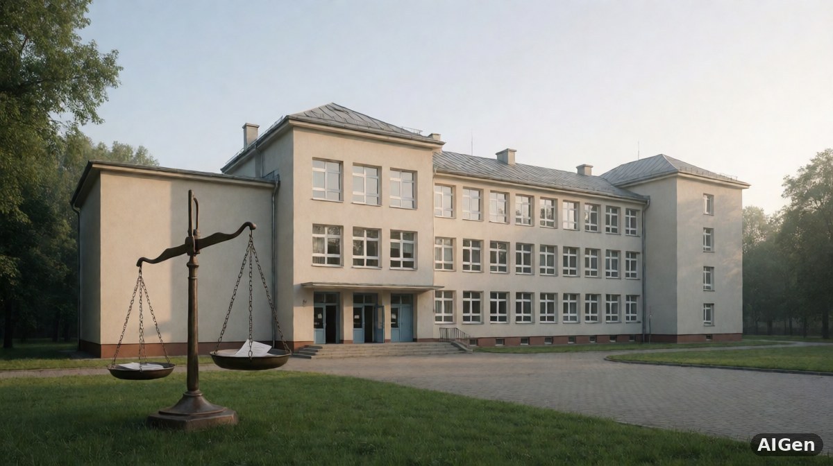 Sala sądowa w New Jersey podczas rozprawy dotyczącej dostępu klubów szkolnych
