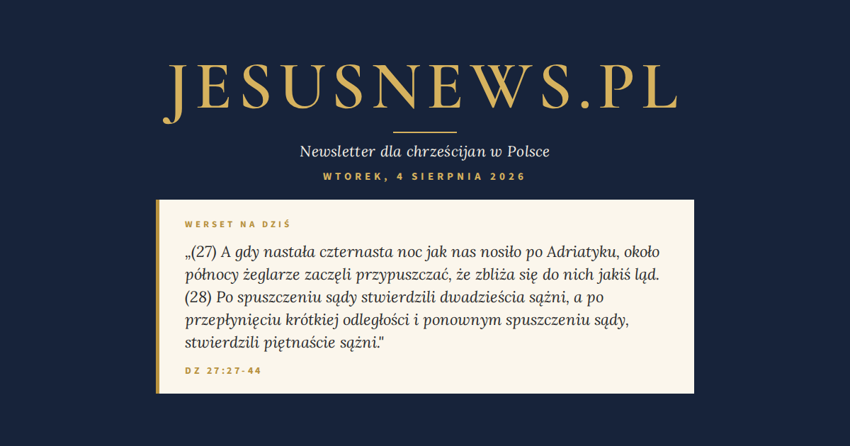 Słowo na dziś — Wtorek, 4 sierpnia 2026