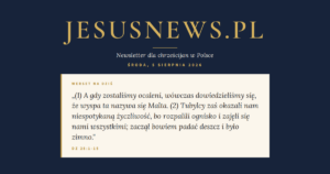 JesusNews.pl — Słowo na dziś, Środa, 5 sierpnia 2026: Dz 28:1-15