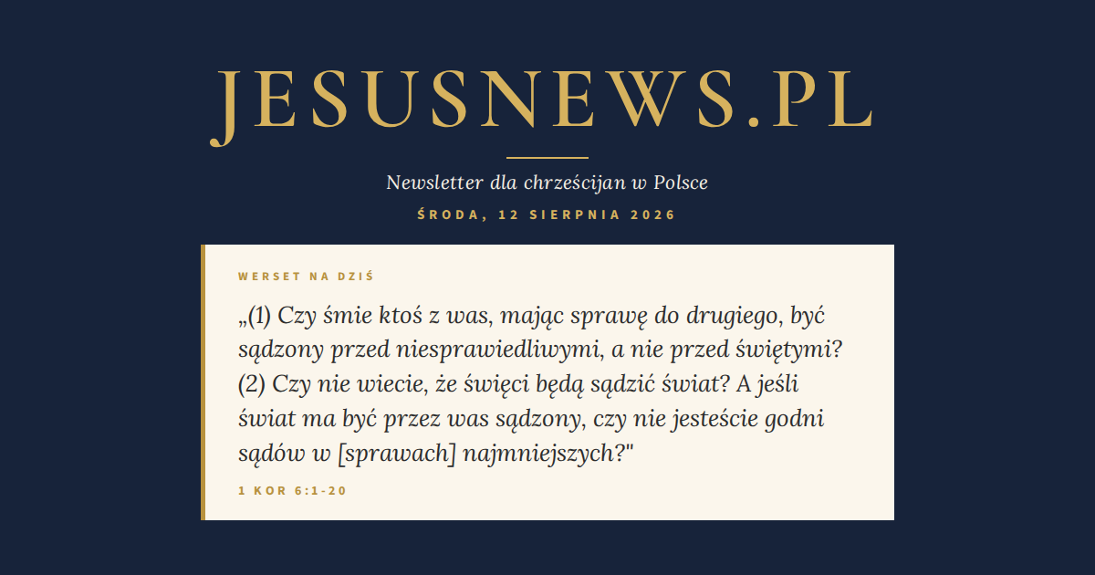 Słowo na dziś — Środa, 12 sierpnia 2026
