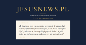 JesusNews.pl — Werset dnia: 1 Kor 6:1-20