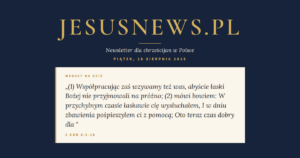 JesusNews.pl — Werset dnia: 2 Kor 6:1-18