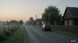 Ojciec dwukrotnie potrącił własne dzieci autem na Podlasiu