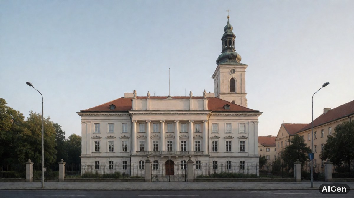 Amerykańska sala sądowa podczas rozpatrywania sprawy dotyczącej wspólnoty religijnej
