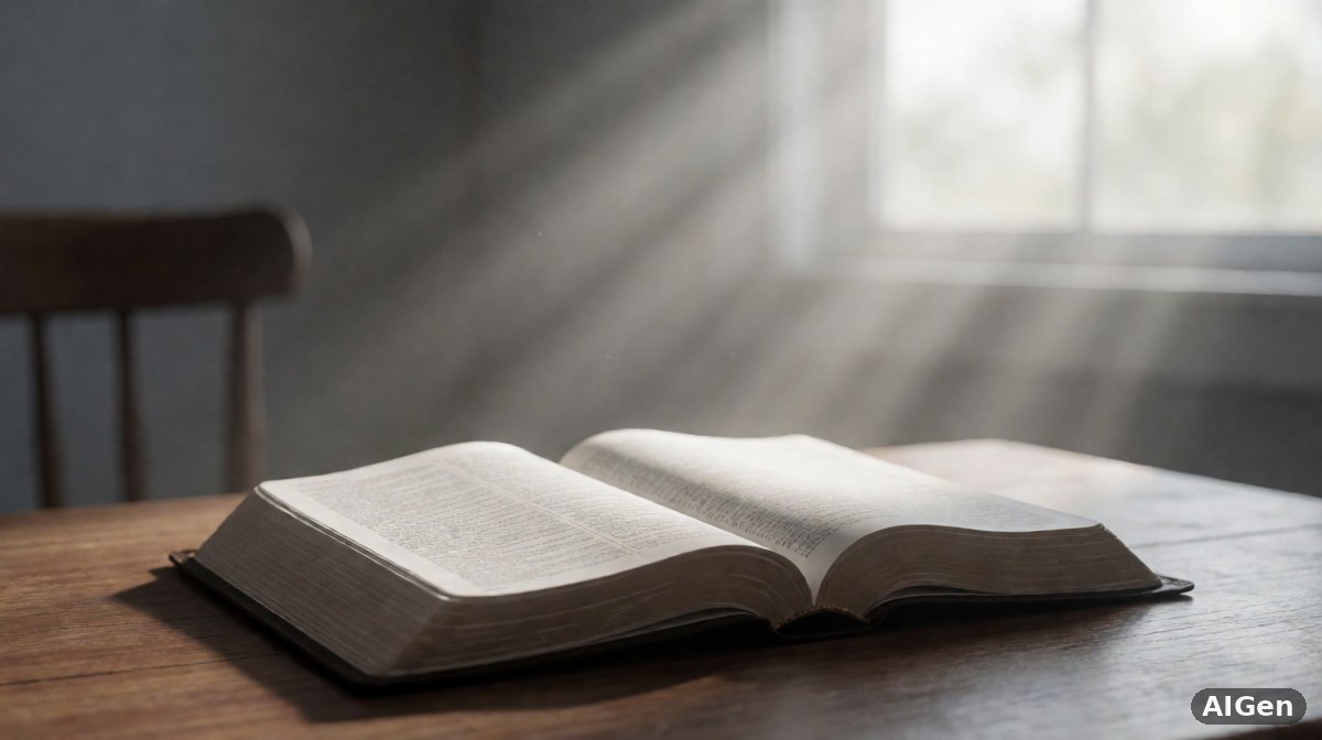 Grupa chrześcijan studiująca Biblię przy stole w sali kościelnej