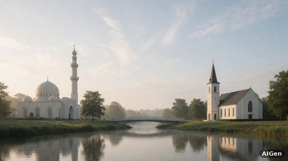 Przywódcy religijni Nigerii podczas podpisania porozumienia w sali konferencyjnej w Abudży