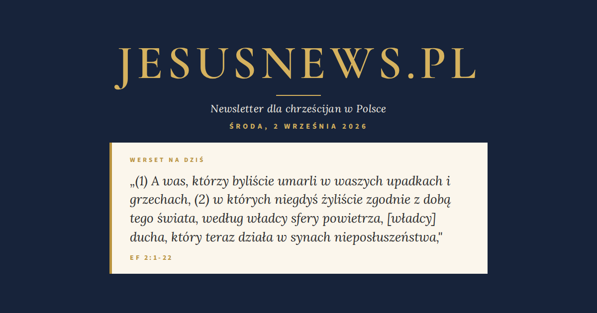 Słowo na dziś — Środa, 2 września 2026