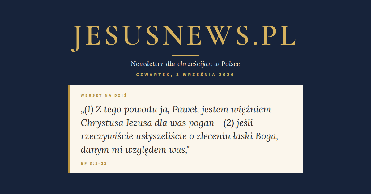 Słowo na dziś — Czwartek, 3 września 2026