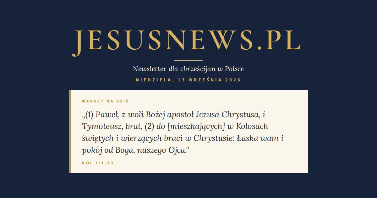Słowo na dziś — Niedziela, 13 września 2026