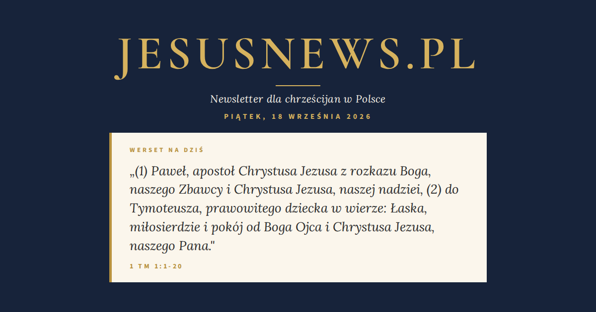 Słowo na dziś — Piątek, 18 września 2026