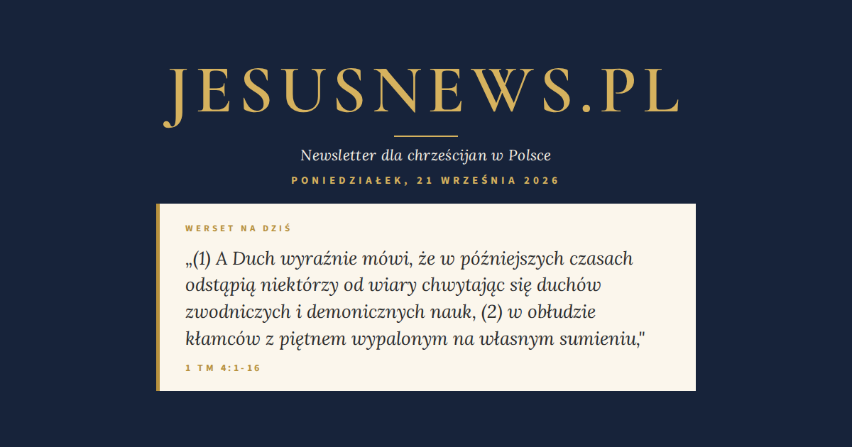 Słowo na dziś — Poniedziałek, 21 września 2026