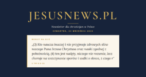 JesusNews.pl — Werset dnia: 1 Tm 6:3-21