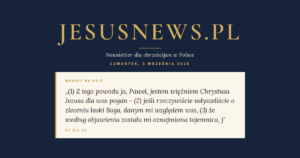 JesusNews.pl — Werset dnia: Ef 3:1-21
