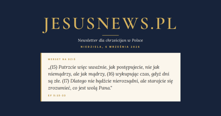 JesusNews.pl — Werset dnia: Ef 5:15-33