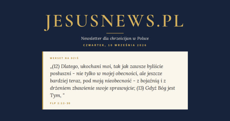 JesusNews.pl — Werset dnia: Flp 2:12-30