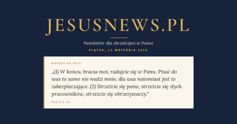 JesusNews.pl — Werset dnia: Flp 3:1-21