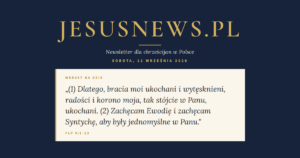 JesusNews.pl — Werset dnia: Flp 4:1-23