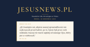JesusNews.pl — Werset dnia: Mt 6:1-15