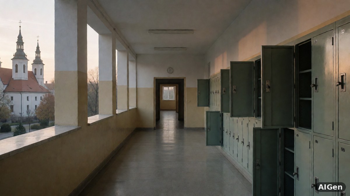 Rodzice rozmawiający z urzędnikami oświatowymi w sali sądowej