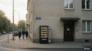 Automat z zestawami poronnymi uruchomiony na Wiejskiej
