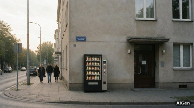 Automat z zestawami poronnymi uruchomiony na Wiejskiej
