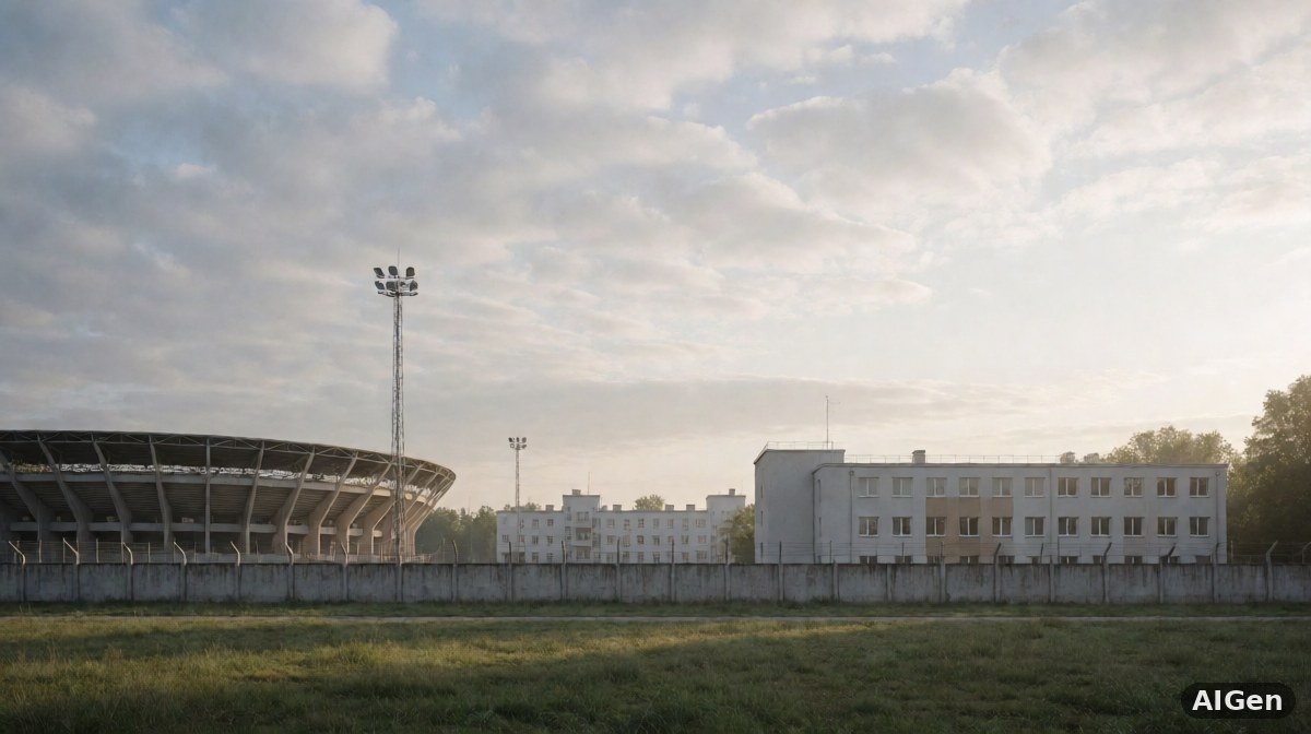 Funkcjonariusze zatrzymujący duchownego przed stadionem w Camagüey na Kubie