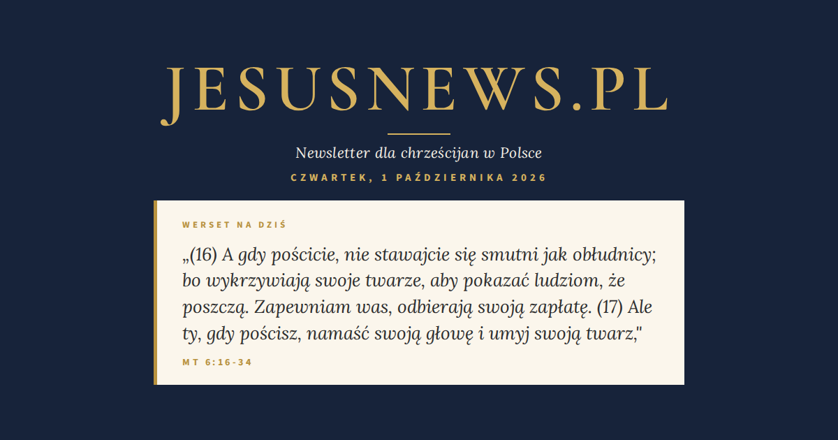 Słowo na dziś — Czwartek, 1 października 2026