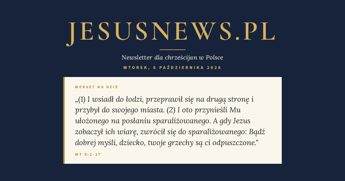 Słowo na dziś — Wtorek, 6 października 2026