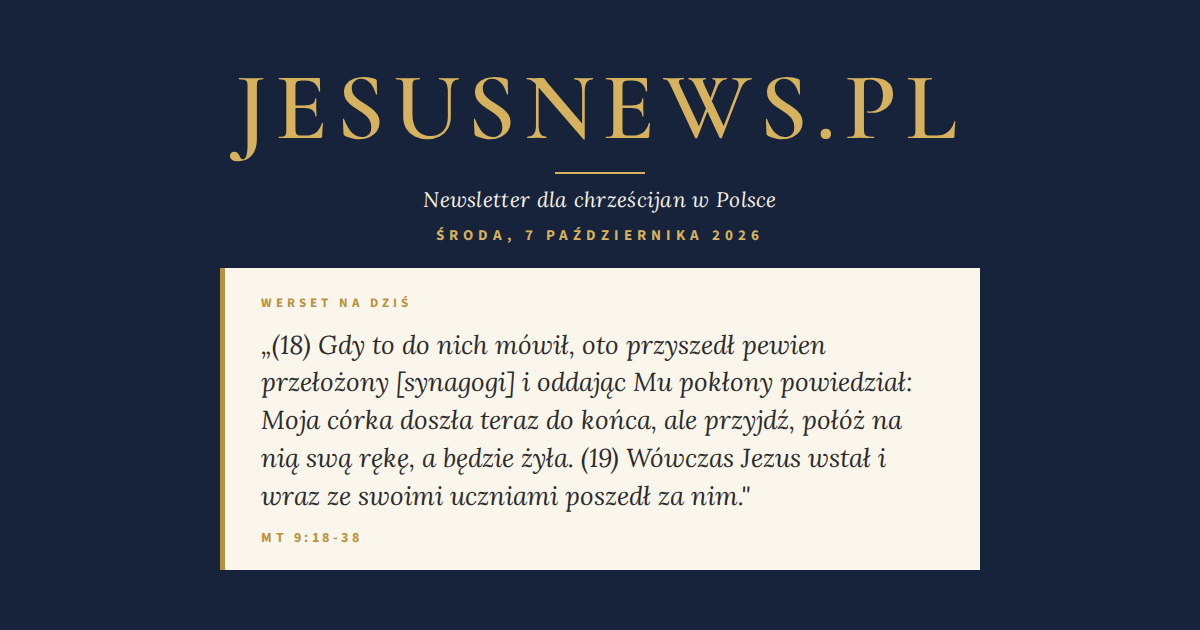 Słowo na dziś — Środa, 7 października 2026
