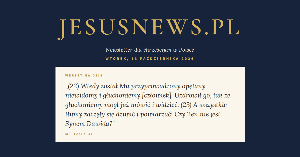 Słowo na dziś — Wtorek, 13 października 2026
