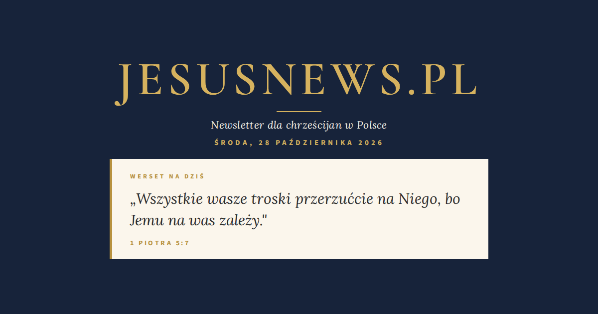 Słowo na dziś — Środa, 28 października 2026