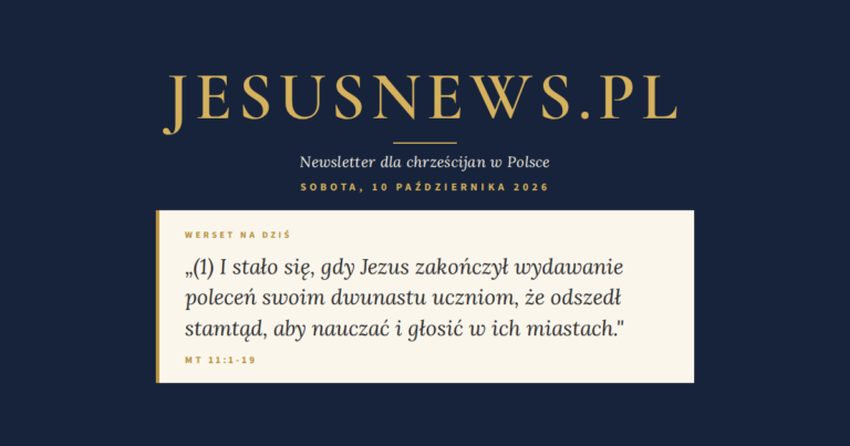 JesusNews.pl — Werset dnia: Mt 11:1-19