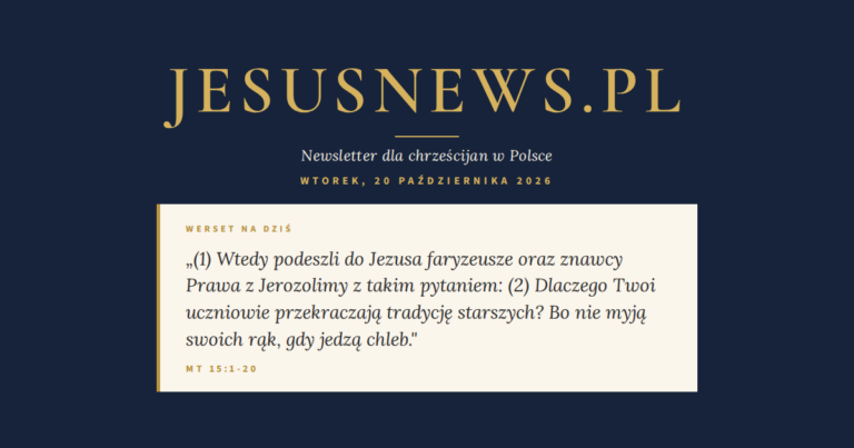 JesusNews.pl — Werset dnia: Mt 15:1-20