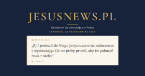 JesusNews.pl — Werset dnia: Mt 16:1-12