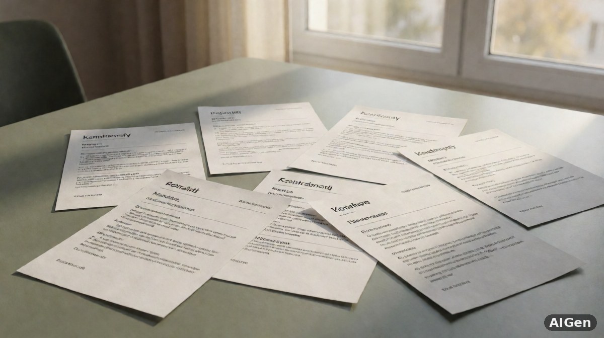 Rodzina przy stole kuchennym w Teksasie przeglądająca niechciane ulotki o tożsamości płciowej