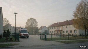 Trzylatek potrącony przez karetkę podczas pokazu w przedszkolu